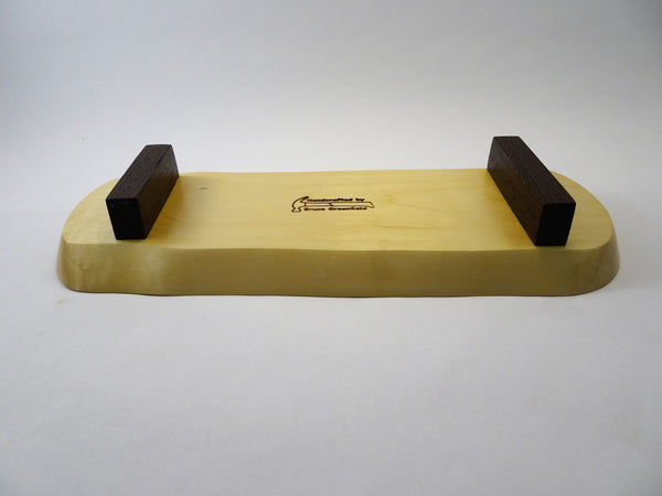 Maple and Wenge Footed Tray