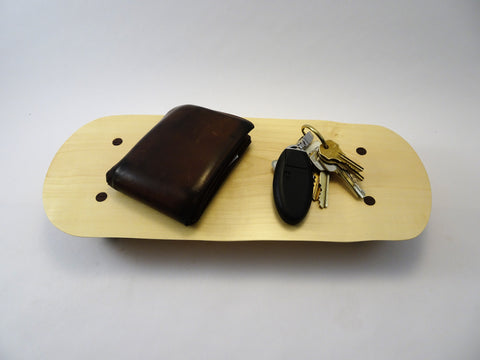 Maple and Wenge Footed Tray