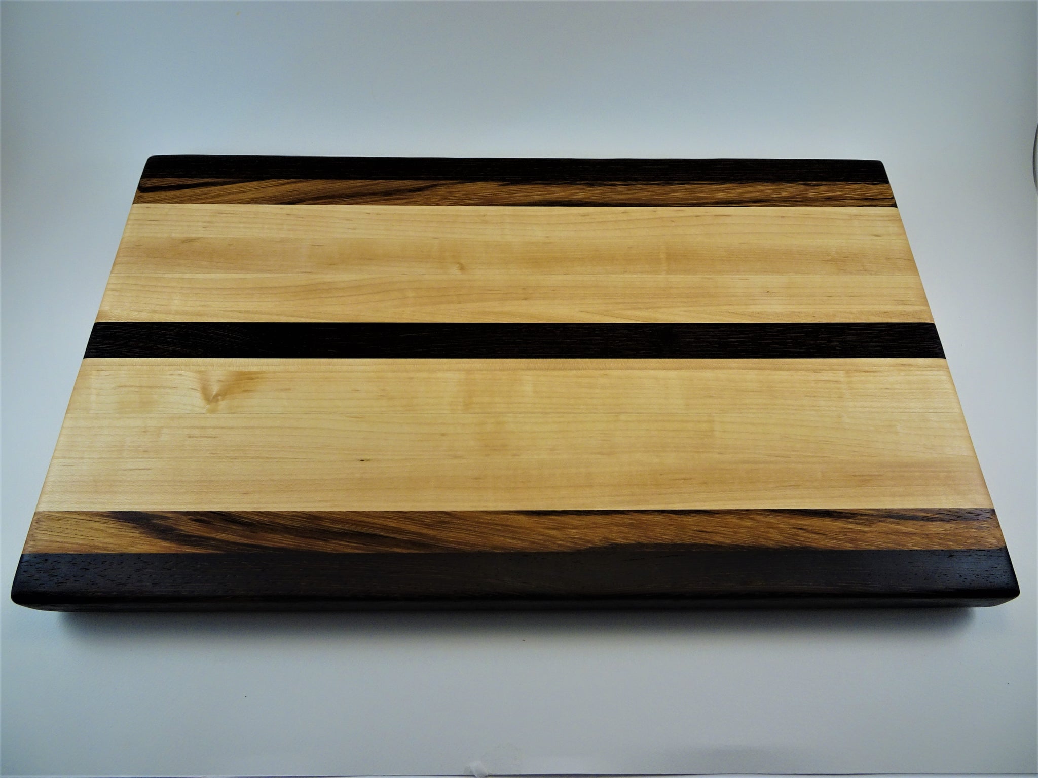 Large Wenge-Zebrawood-Maple Cutting Board
